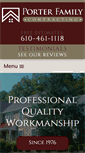 Mobile Screenshot of porterfamilycontracting.com